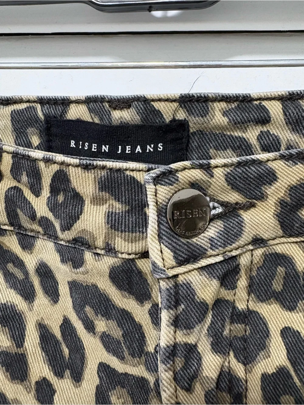 Risen Jeans stylish leopard